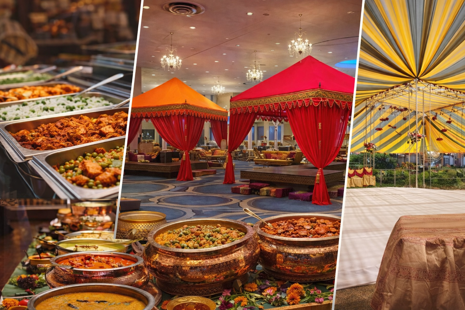 Luxury Wedding Tent Setup